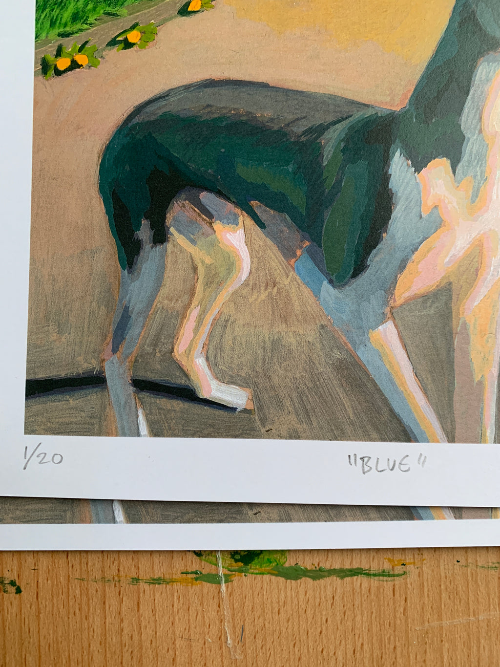 "Blue" limited edition print
