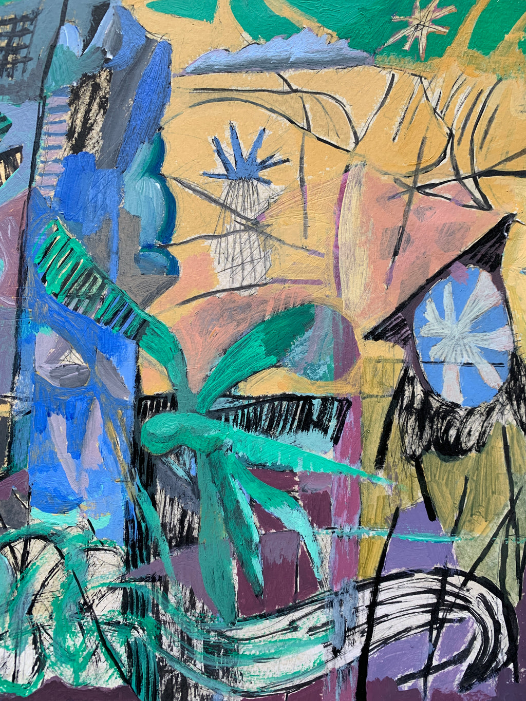 "Guards of the Devotional", Original Painting