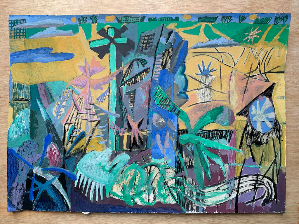 "Guards of the Devotional", Original Painting
